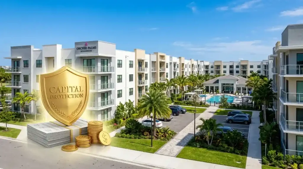 Modern multifamily apartment complex representing the avoidance of multifamily investing mistakes and capital protection